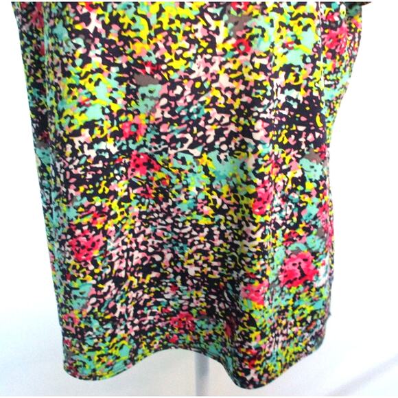 Notations Women's Short Sleeve Multi Color Stretch Shirt Size XL - Picture 3 of 11